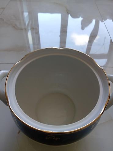 dibcek satisi: Sup qabları, 1 əd, rəng - Göy, Farfor — 2