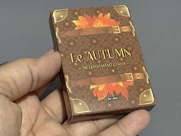 səs kartları: Məhsul: “Le AUTUMN – 36 Lenormand Cards” kart dəsti - Mövzu: Payız — 5