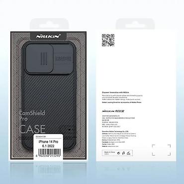Maske i futrole za telefone: Maska Nillkin CamShield Pro za iPhone 14 Pro 6.1 crna. Uz brzu dostavu — 10