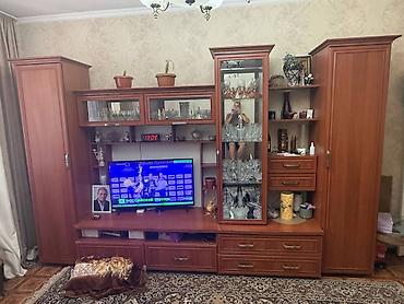 модульные диваны: Стенка-шкаф, Тип стенки-шкафа: Модульная, Для зала, Б/у, Особенности: С отделением под телевизор — 1