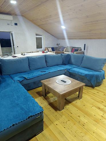 Həyət evləri və villaların satışı: 2 mərtəbəli həyət evi - Plan: Aşağıda yatag otağı, mətbəx zonası; — 12