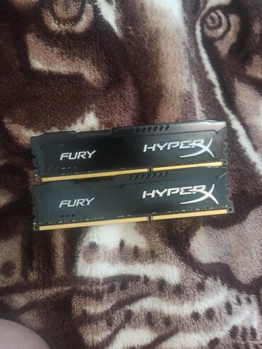 пк системный блок: Оперативная память, Б/у, HyperX, 16 ГБ, DDR3, 1866 МГц, Для ПК
