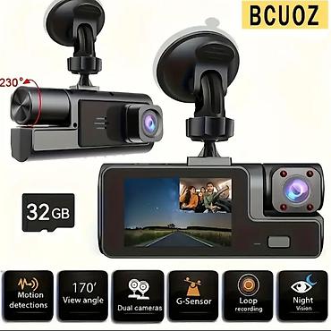 Videoreqistratorlar: Avtomobil üçün ikili videoregistrator Aynanın tələblərinə uyğundur — 1