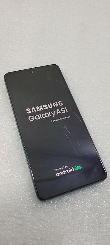 Samsung: Samsung Galaxy A51 5G, Б/у, 128 ГБ, цвет - Голубой, 2 SIM — 2