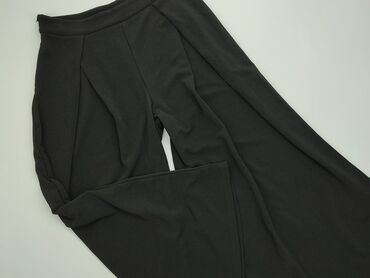 Spodnie: Spodnie 2XL (EU 44), stan - Idealny, wzór - Jednolity kolor, kolor - Czarny