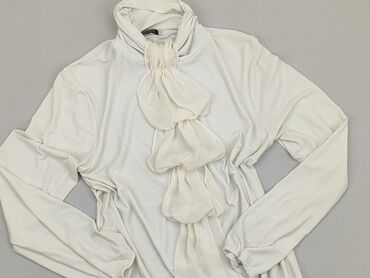 białe bluzki na długi rękaw: Blouse, M (EU 38), condition - Good