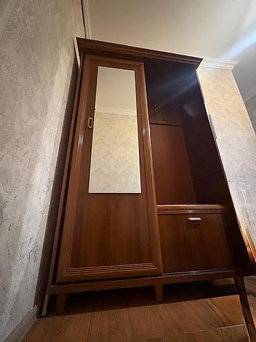 Dəhliz dolabları: İşlənmiş, 1 qapı, Güzgülü, Qəhvəyi, Kupe, Düz dolab — 2