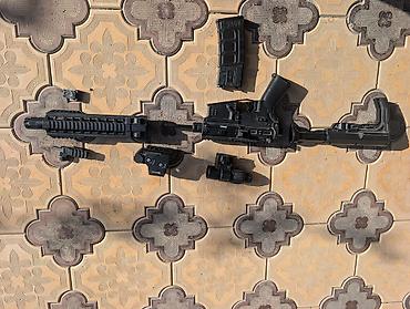 Курал сактоочу сейфтер: Автомат HK416 Орбизган стреляет на 20-25 метров комплект полный — 3