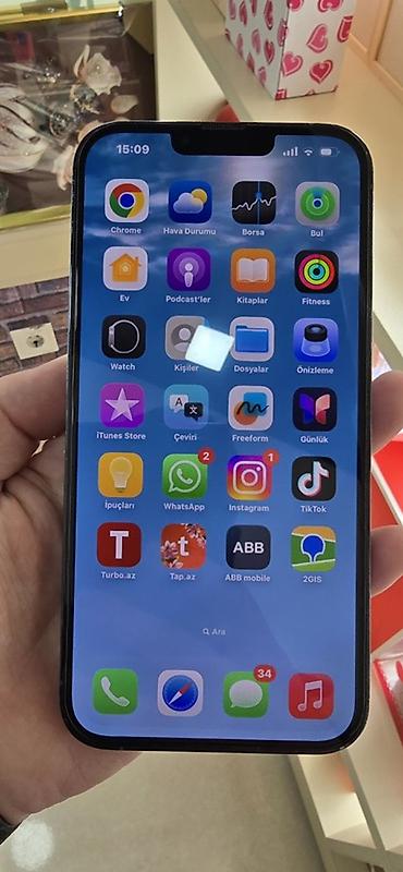iphone batarya: IPhone 13 Pro Max, 512 GB, Sierra Blue, Face ID, Simsiz şarj — 4