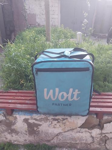 Оборудование для ресторанов, кафе: Wolt çatdırılma çantası – izolyasiyalı termal çanta - Brend: Wolt — 3
