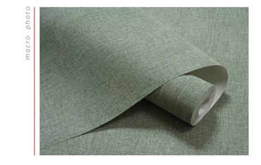 Флизелиновые обои: Страна производства: Россия, Вид принта: Без принта, цвет - Зеленый, Новые — 2