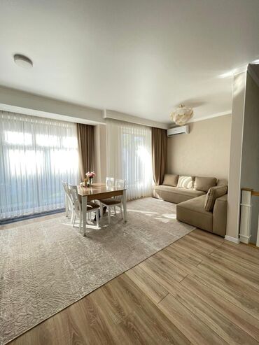 квартира аренда на месяц: 3 комнаты, 79 м², Элитка, 1 этаж, Евроремонт