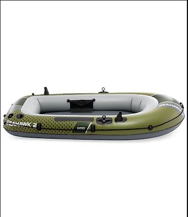 надувной яхта: Надувная лодка Intex Seahawk 2 (Сихоук), двухместная — ?41 см, арт — 3