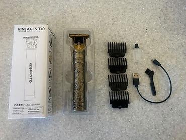 berber ucun: Vintage T10 Professional Trimmer Xüsusiyyətlər: - Kəskin “T-Blade” — 2
