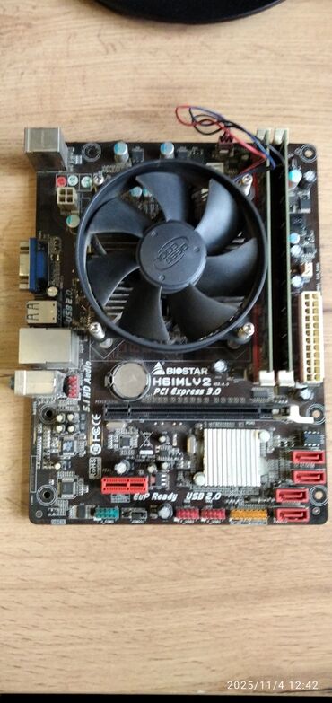 музыка аппаратура: Энелик плата, Колдонулган, Biostar, LGA1155, Micro-ATX, ПК үчүн