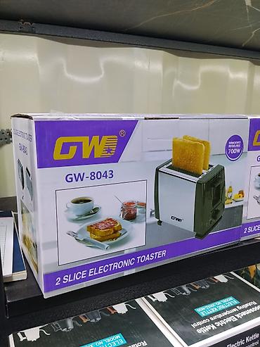 Тостер GW GW-8043 - Электронный тостер на 2 ломтика - Мощность 700 Вт