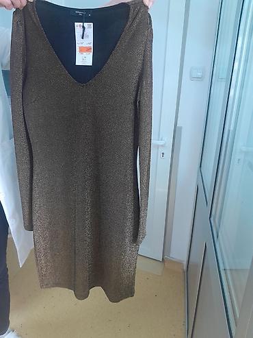 Haljine: Šljokičasta mini haljina sa dugim rukavima - Materijal: elastična — 9