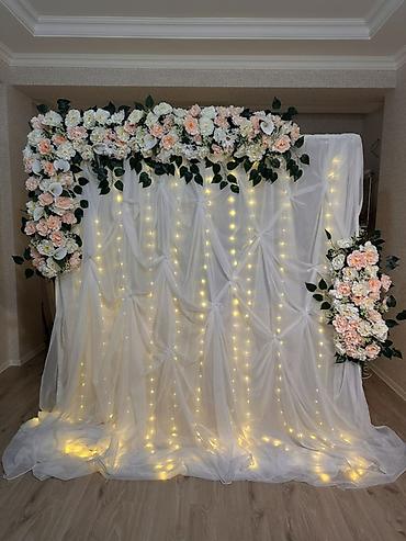 8 mart əl işi: Dekorativ fotozona/arxa fon kompozisiyaları - Nişan, toy, ad günü və — 6