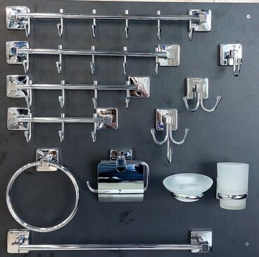 Hamam üçün aksessuarlar: “Asılqanlar” ✅ asılqanların matrialı paslanmaz poladdandır — 10