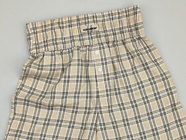 spódnice w kratę beżowa: Shorts, S (EU 36), condition - Very good