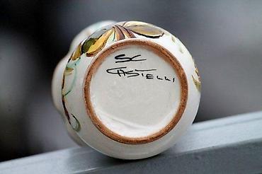 Stare vaze i dekor: SC Castelli vaza ORIGINAL. Made in ITALY. Signatura SC Castelli ( — 2