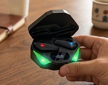 musiqi sentir: Yeni Simsiz (Bluetooth) Qulaqcıqlar, rəng - Qara — 2