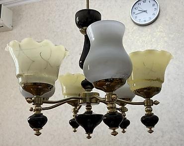 İşıqlandırma: Çılçıraq, 6 lampa, Metal — 2