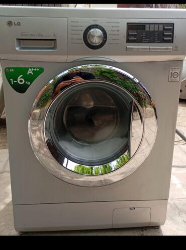 aura cleanmax qiymeti: Paltaryuyan maşın LG, 6 kq, İşlənmiş, Avtomat, Qurutma var, Ünvandan götürmə