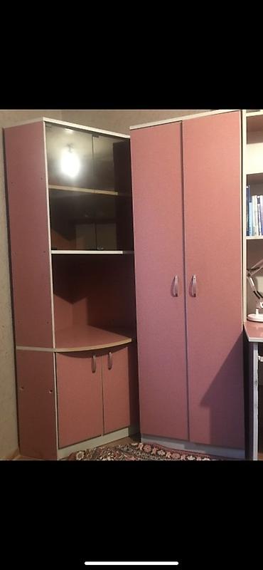divarda kitab refleri: Uşaq/yeniyetmə otağı üçün modul mebel dəsti - Komplekt: iş masası — 3