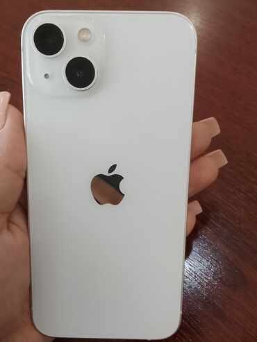 IPhone 13, 256 GB, Starlight, Face ID, Simsiz şarj, Sənədlərlə
