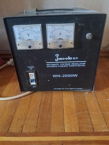 jacobs: Jacobs WN-2000W avtomatik gərginlik tənzimləyicisi (Automatic Voltage — 1