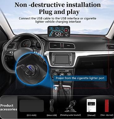 marke vozila: Multifunkcionalni HUD Head-Up Display za vozila (G12-HUD) - — 8