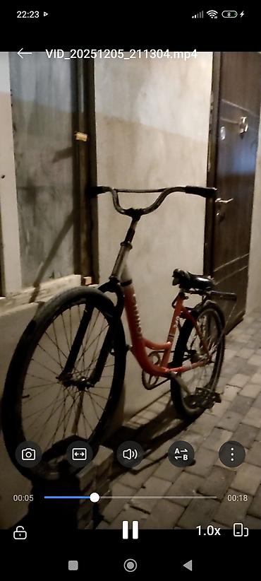 Şəhər velosipedləri: İşlənmiş Şəhər velosipedi 24", sürətlərin sayı: 1, Ünvandan götürmə — 9