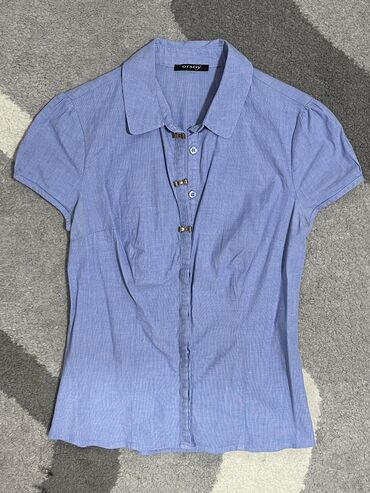 elegantne bluze i kosulje: S (EU 36), Single-colored, color - Light blue
