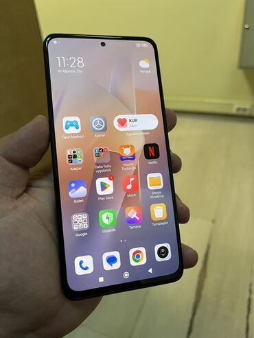 gəncədə telefon: Redmi Note 11 Pro+, 64 GB, rəng - Göy, Barmaq izi