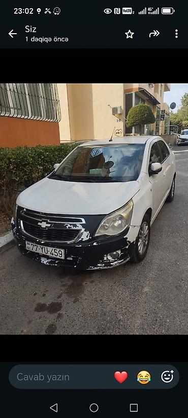 Chevrolet Cobalt sedan - Kuzov: ağ rəng, 4 qapı, yüngül lehimli lalafo.az -da Chevrolet Cobalt sedan - Kuzov: ağ rəng, 4 qapı, yüngül lehimli