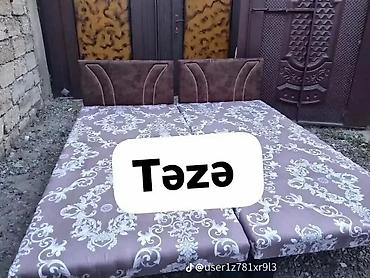 sef qapları: Təzə çarpayılar. 1 nəfərlik çarpayılar 60 manat. 2 nəfərlik taxt 110 — 10