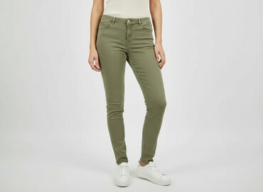 legginsy ellesse: Edc by Esprit, Spodnie materiałowe damskie, rozmiar L