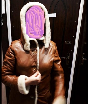 пальто женское: Пальто Moda, L (EU 40), цвет - Коричневый