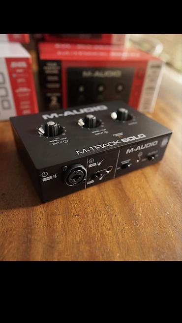 səs kart: M-Audio Mtrack Duo Səs Kartı satıram. Durumu yepyenidir, çox az — 2