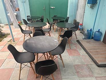 restoran stolu: Salam Stol Stullar yaxwı veziyyetdedı restoranda iwlenilib 3 ay — 3