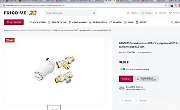 Oprema za grejanje: Danfoss RAE Set 013G5083 – termostatska glava sa ventilima za — 5