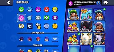 maraqlı profil şəkilləri: Brawl Stars hesabı – yüksək səviyyəli oyun profili - Kupa yolu: 30 — 8