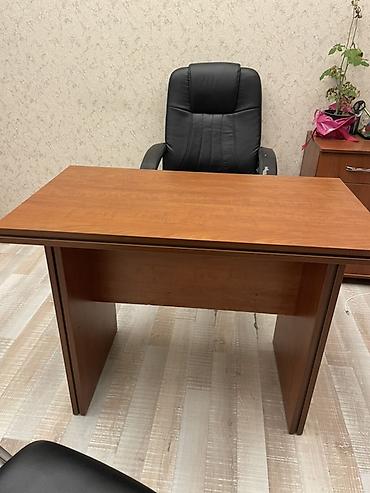 masaüstü ofis seti: Ofis mebelləri dəsti Tərkib: - İş masası: klassik düzbucaqlı forma — 2