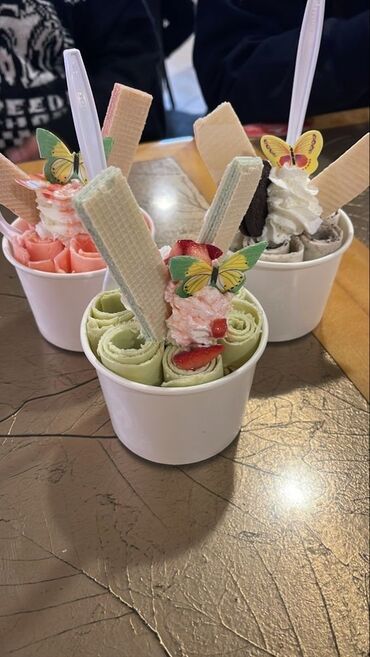 умут мороженое: Фризер для жареного мороженого используется на предприятиях