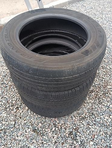 шина 23560r18: 3 шт летние шины по 1000 сом каждые - Размер: 235/60 R18 - Индекс — 8