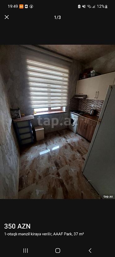 aaaf park 1 otaqlı satılan bina: AAAF Park ərazisində 1 otaqlı mənzil, 37 m² Plan:öz şəxsi evimdir — 3