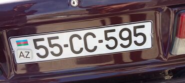 Qoşqular: Avtomobil dövlət qeydiyyat nişanı: 55-CC-595 - Ölkə: Azərbaycan (AZ)