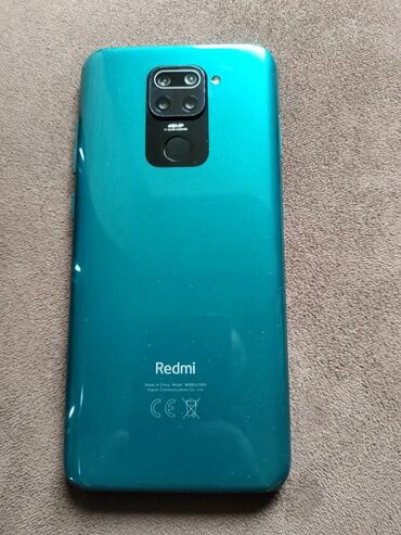 телефон редми7: Redmi, Redmi Note 9, Б/у, 128 ГБ, цвет - Зеленый, 1 SIM, 2 SIM