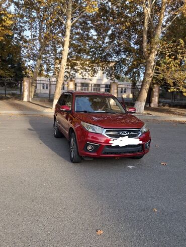 Chery: Chery Tiggo (T11) krossover - Kuzov: 5 qapılı, tünd qırmızı rəng - — 3